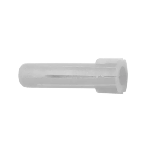 Plastplugg m. krage TP0, Vit, 17 mm, 100 st/frp