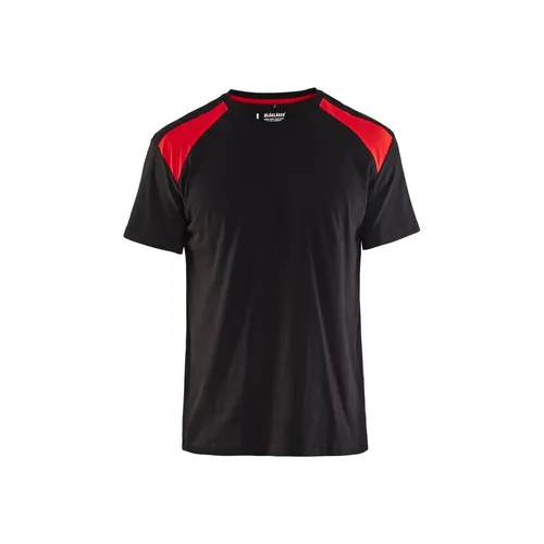 T-shirt Bas, Svart/Röd Strl. M
