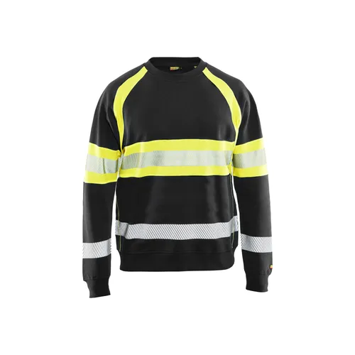 Varseltröja, Svart/Gul Strl. XL