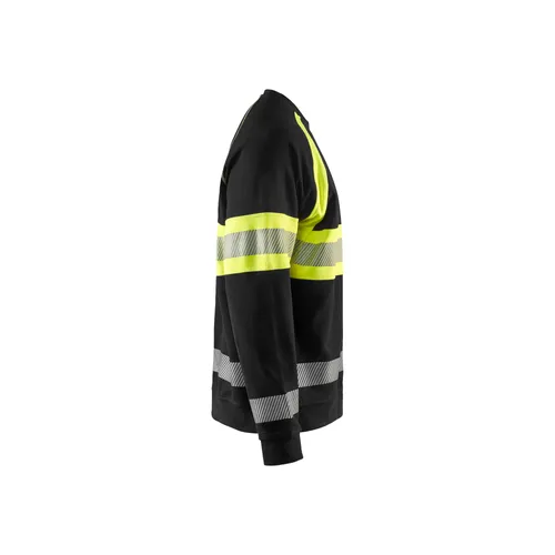 Varseltröja, Svart/Gul Strl. XL