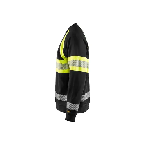 Varseltröja, Svart/Gul Strl. XL