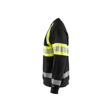 Varseltröja, Svart/Gul Strl. XL