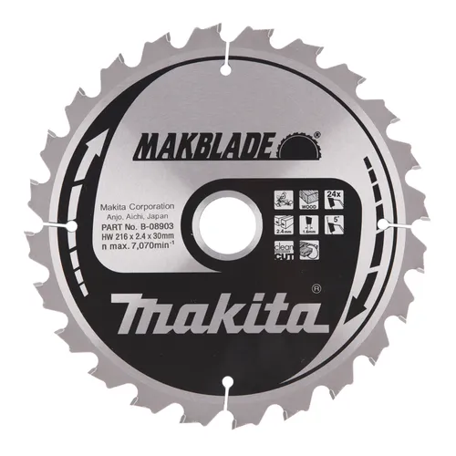 Sågklinga Kap-/Gersåg Trä HM 216/30 mm, 24T