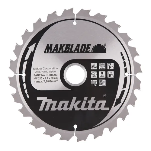 Sågklinga Kap-/Gersåg Trä HM 216/30 mm, 24T