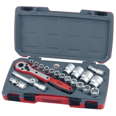 Hylsnyckelsats Teng Tools T1221-6 1/2"