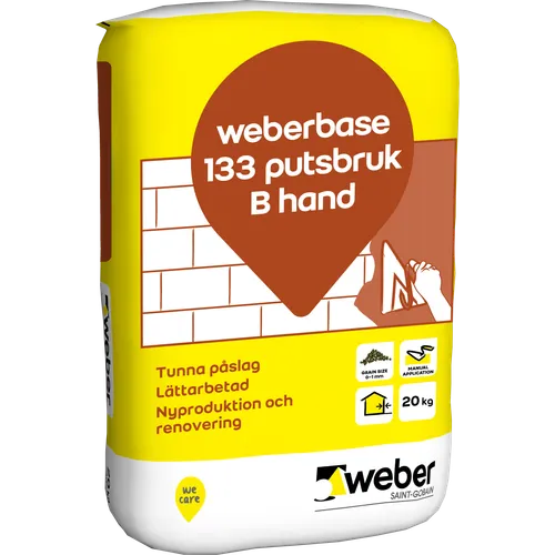 Putsbruk B Base 133 20 kg
