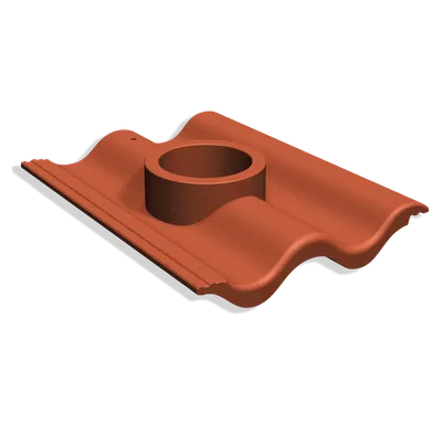 Genomföringspanna Palema Benderit Röd