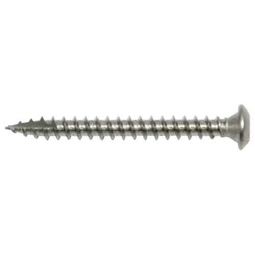 Rännkroksskruv rostfri 5,0x25 mm, Svart, 10 st/frp