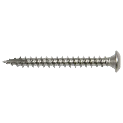 Rännkroksskruv rostfri 5,0x25 mm, Svart, 10 st/frp