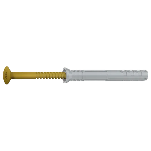 Spikplugg försänkt m. spik lackerat 5x50 mm, Gul