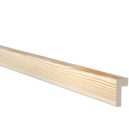 Klackfoder obehandlad furu, klack 12 mm 21x43 mm, Löpmeter