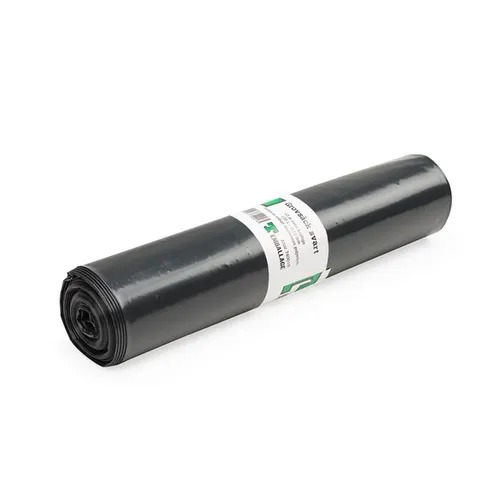 Grovsäck 125 l Svart, 10 st