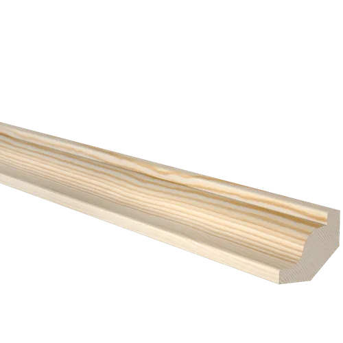 Taklist Svanhals obehandlad furu 15x43 mm, Löpmeter