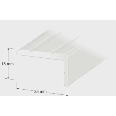 Trappnos 25x15 mm 100 cm, Silver, Nr 49
