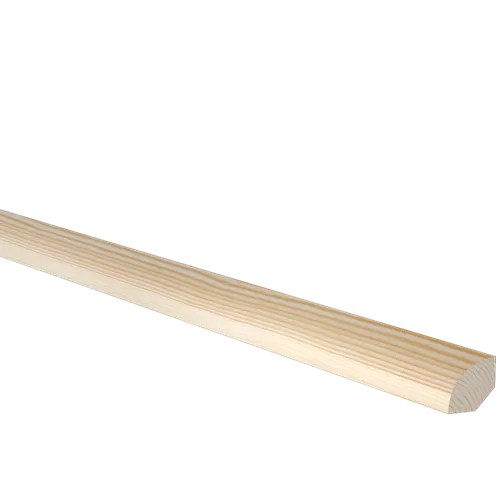 Kvartstav obehandlad furu 21x21 mm, Löpmeter