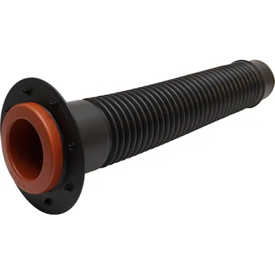 Avloppsluftare m. kragrör Ø110 mm Tegelröd