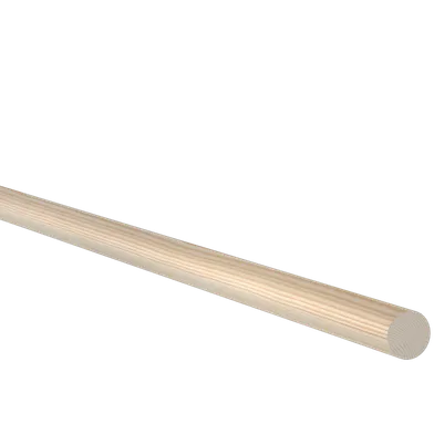 Rundstav obehandlad furu 27 mm, Löpmeter