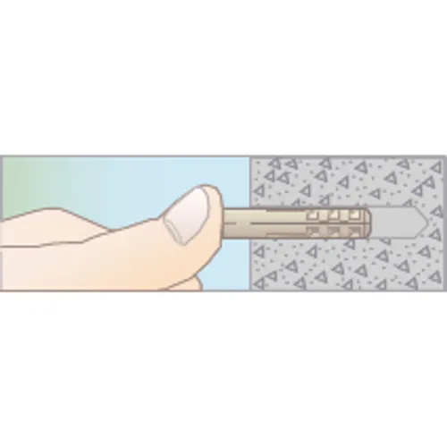 Nylonplugg NL 8x65 mm, 50 st/frp