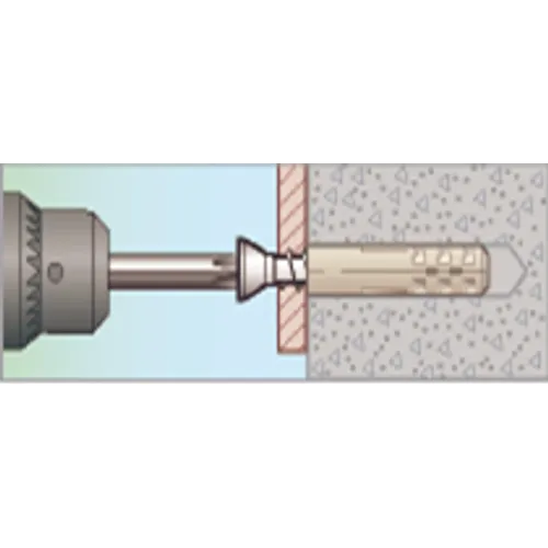 Nylonplugg NL 8x65 mm, 50 st/frp