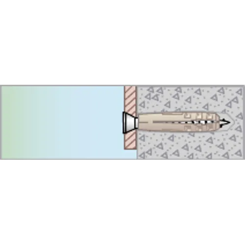 Nylonplugg NL 8x65 mm, 50 st/frp