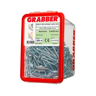 Gipsskruv CGHX 3,9x38 mm, 500 st/frp