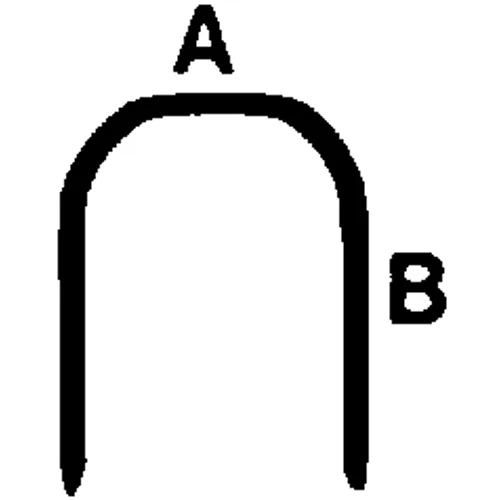 Häftklammer Nr 36 12 mm, 1000 st/frp