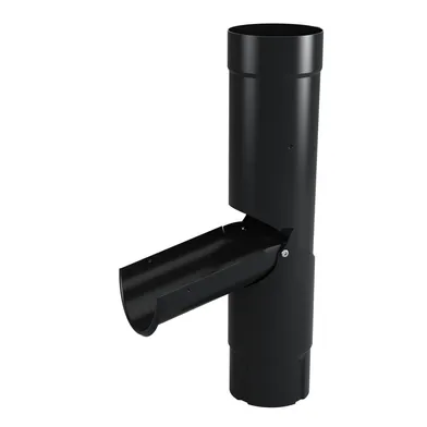 Fällbar utkastare 90 mm, Svart