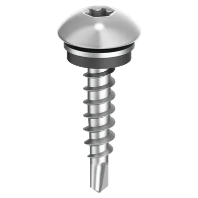 Fasadskruv för trä, C3 4,8x35 mm, Svart, 250 st/frp