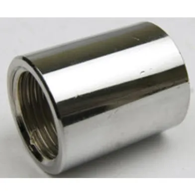 Muff inv. gänga r15, krom