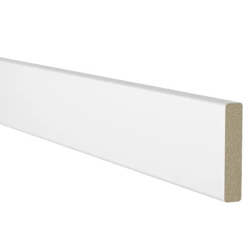 Dörromfattning vitmålad MDF 16x80 mm, 4200 mm