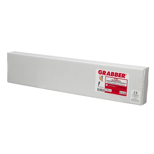 Spånskiveskruv bandad Trä/Stål 3,8x28 mm, Fosfaterad, 500 st/frp