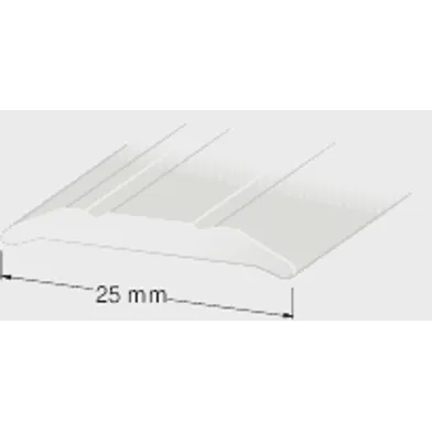 Skarvlist 25 mm 100 cm, Silver, Nr 3