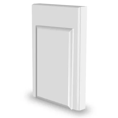 Sockelkloss vitmålad furu 25x100x145 mm