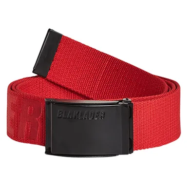 Bälte 40 mm, metallspänne 130 cm, Röd
