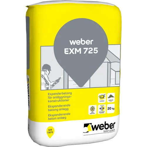 Expanderbetong EXM 725 Grov 20 kg