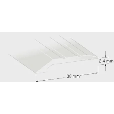 Nivålist 2-4 mm 200 cm, Silver, Nr 5