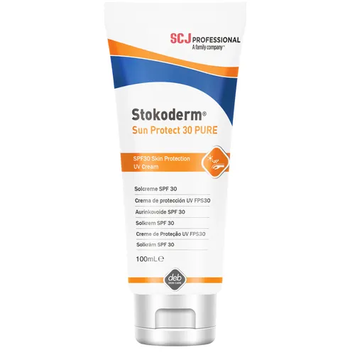 Solskyddskräm Deb Stokoderm PURE SPF 30, 100 ml