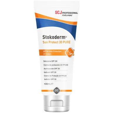 Solskyddskräm Deb Stokoderm PURE SPF 30, 100 ml