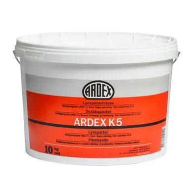 Snabbfinspackel K 5, 10 kg