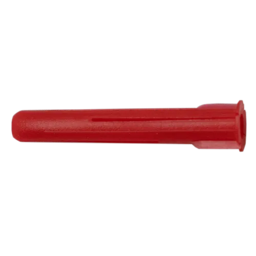 Plastplugg m. krage TP2, Röd, 35 mm, 200 st/frp