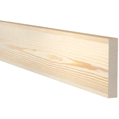 Planhyvlad obehandlad furu 21 mm 21x118 mm, Löpmeter