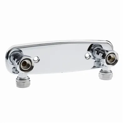 Blandarfäste utanpåliggande rör m26, 160 c/c