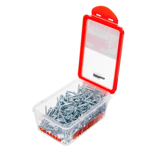 Spånskiveskruv Trä 4,3x42 mm, FZB, 250 st/frp