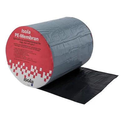 PE-Membran 0,2x10 m, Svart