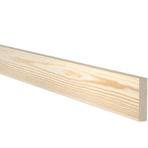 Planhyvlad obehandlad furu 15 mm 15x69 mm, Löpmeter