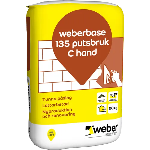 Putsbruk C Hand Base 135 20 kg