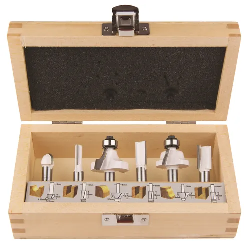 Frässet 8 mm 6-delar