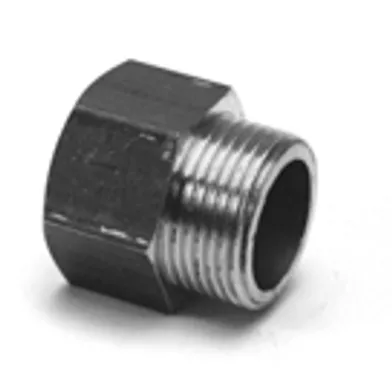 Nippel inv. x utv. gänga r20xr15, krom