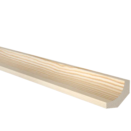 Hålkälslist obehandlad furu 15x43 mm, Löpmeter