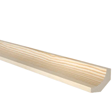 Hålkälslist obehandlad furu 15x43 mm, Löpmeter